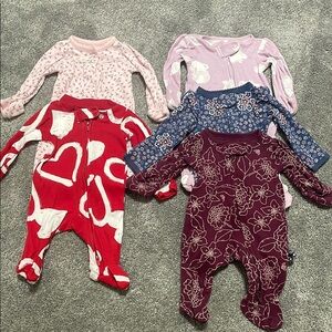 Preemie Carter's Baby Girl Clothes Assorted Kids One Pieces Set